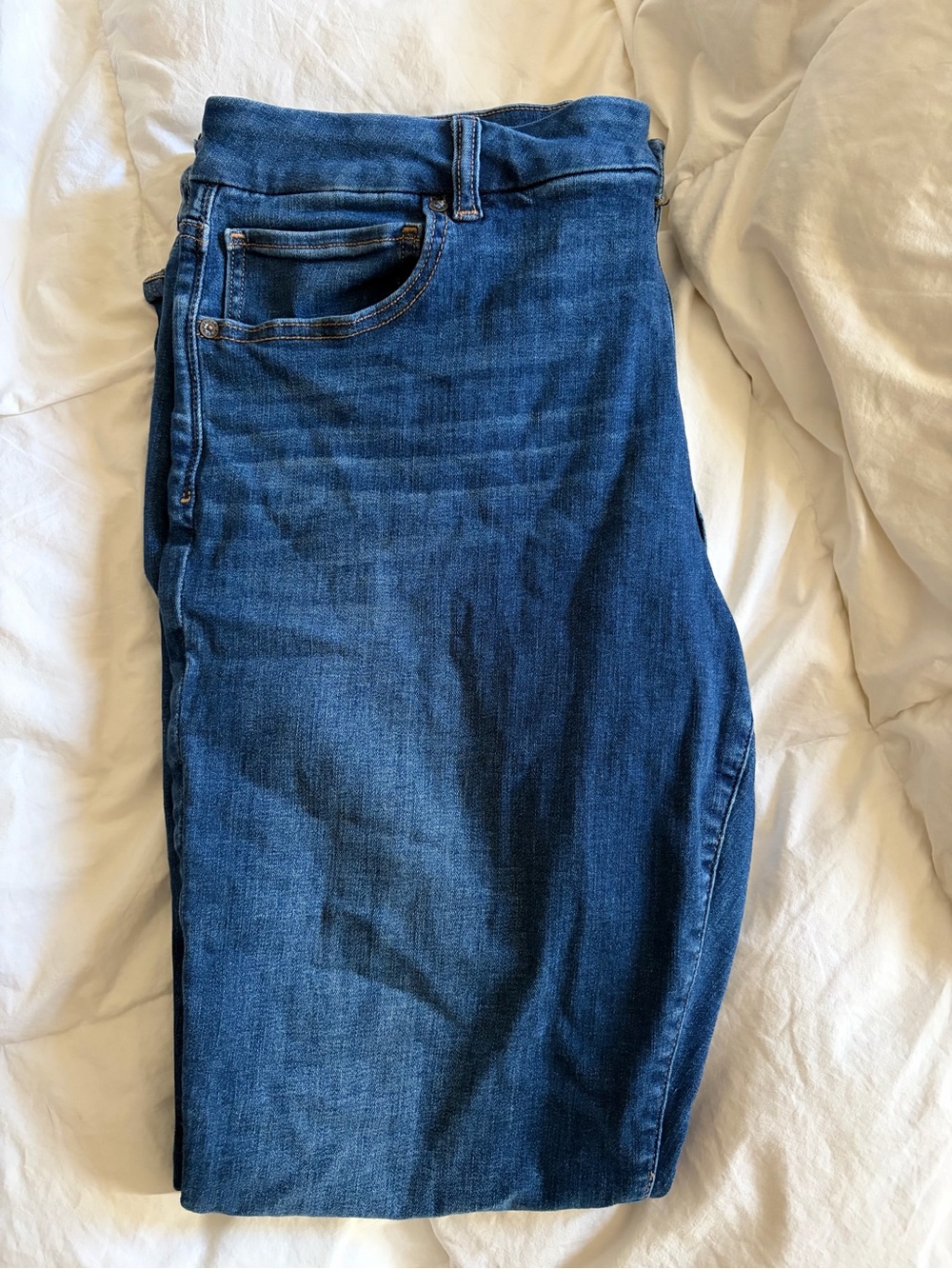 American Eagle Outfitters Dark Wash Kick Boot Curvy Jeans